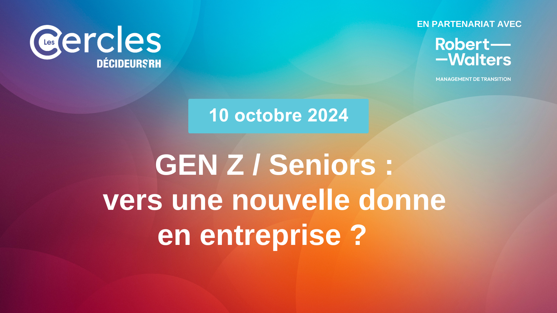 GEN Z / Seniors : vers une nouvelle donne en entreprise ?